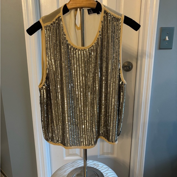 Forever 21 Metallic Sequin Tank Top - Picture 1 of 3